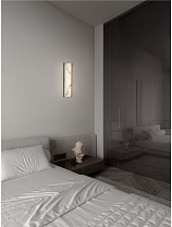 Matt Black Steel, Aluminium Imitated Alabaster LED 12 Watt 220-240 Volt 709Lm IP20 3000K L:7.5 W:8.5 H:49 cm