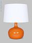TC0169.XX Westbourne Vaughan настольная лампа из глазурованной керамики тёплого терракотового цвета с абажуром — фото 1