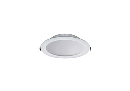 CLT 524C105 WH Crystal Lux Lunora встраиваемый потолочный светильник с белым корпусом и матовым рассеивателем