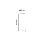 034504/11_10 Vibia Wireflow free-formWireflow free-form Подвесной светильник Wireflow Free-Form Straight-Pressed Glass - 0345 — фото 7