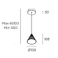 00-A010-60-DO Leds C4 Veneto 1 Body Surfaced LightForLife черный — фото 1