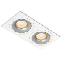 Потолочные светодиодные светильники Led technology SFERA R 22.30 W 2FW NO DIM белый + серебристый