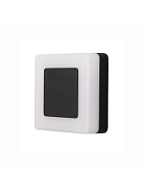 Sandy Black Aluminium & Acrylic LED 9 Watt 620Lm 3000K 100-240 Volt 50Hz Beam Angle 115° IP65 L: 15 W: 5.5 H: 15 cm
