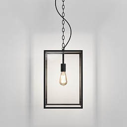1095033 Astro lighting Homefield подвесной светильник-фонарь на цепи в чёрном металлическом каркасе