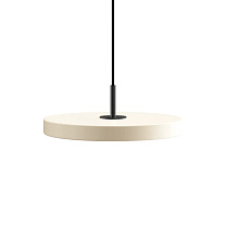 Asteria Mini Pearl White - Black Top 31 x 10,5 cm, 2.7m cordset