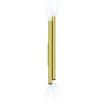 Настенные светодиодные светильники Led technology LOGIC WALL 2X R550 20.30 WB латунь