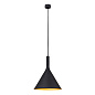 HL 6-1628 schwarz-gold Gunda Orion подвесной конический светильник — фото 3