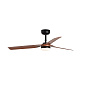 33817-21 Faro PUNT LED Black/dark wood ceiling fan with DC motor люстра-вентилятор черный