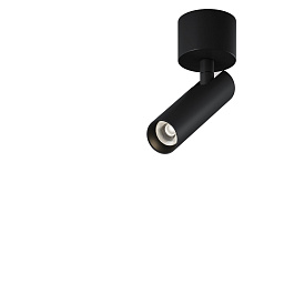 C141CL-L125-6W4K-B Maytoni Focus потолочный прожектор черный поворотный