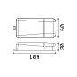 266657 Ideal Lux OFF DRIVER 1-10V/PUSH 20W 350mA LED driver — фото 1