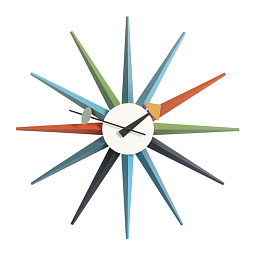 20125301 Sunburst Vitra Часы настенные лучевые разноцветные