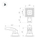 Встраиваемый безрамочный светильник Arlight MS-RIALTO-TRIMLESS-S40x40-9W — фото 1