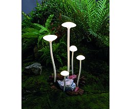Садовый светильник Kink Light Пайк белый 09500-5,01