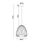 9016 Mantra Smart подвесной светильник 43W 5700lm 3000K — фото 7