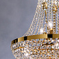 LU 2388/15/70 gold Sheraton Orion крупная хрустальная подвесная люстра — фото 4
