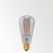 LED FILAMENT T64 E27 6W 2200K - SMOKE 21024 0070 2200K Delta light