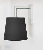 Edfou 2 с коническим абажуром, шлифованный никель