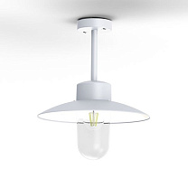 Belcour N° 2; Clear glass E27 60W; White