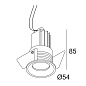 302 23 811 922 B Delta Light REO MICRO X Встраиваемый точечный светильник — фото 1