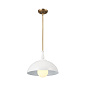 Fira 1 Light Pendant White and Natural Brass подвесной светильник 52476WH Kichler — фото 7