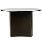 608204 Normann Copenhagen Bue Обеденный стол Ø120 см, темный мореный дуб — фото 1