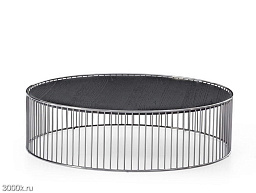 Caulfield black nichel Кофейный столик Minotti