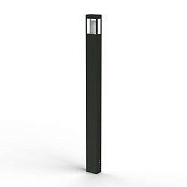 Tetra N° 5; Clear polycarbonate E27 70W; Dark grey