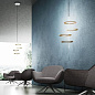 Hula Hoop Icone Одинарный подвес Circle White, Brass i-c-0426 — фото 1