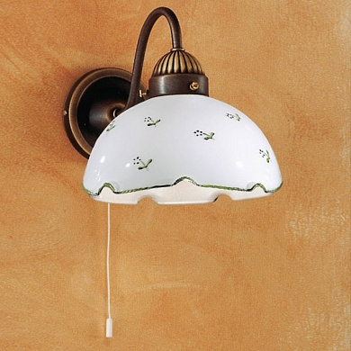 настенный светильник полусферический