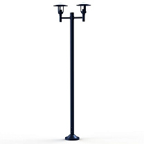 Newpark N° 6; Clear glass E27 105W; Steel blue