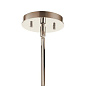 Pim 40" 5 Light Round Chandelier with Satin Etched Cased Opal Glass Polished Nickel люстра 52223PN Kichler — фото 3