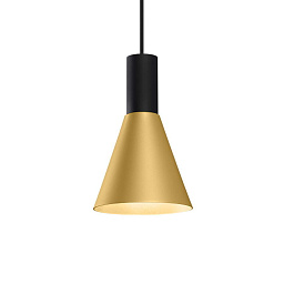ODREY 1.4 Jet Black + Gold Wever Ducre Odrey подвесной светильник конусный черный с золотом