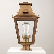 WA0200.BR.EX Kent Small Gatepost Lantern, Brass, IP44 for exterior use, made to order