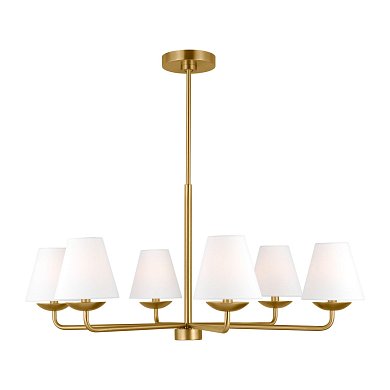 Люстра Visual Comfort Albion, латунь DJC1186SB