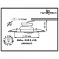369693 Novotech Classic точечный светильник, 50Вт, хром