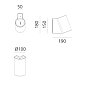 Уличный настенный светильник Oblique Artemide — фото 4