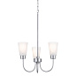 Erma 18" 3 Light Chandelier Brushed Nickel  люстра 52442NI Kichler — фото 3