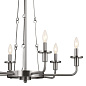 Vetivene 6 Light Chandelier Classic Pewter люстра 52451CLP Kichler — фото 9