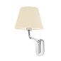 24005-11 ETERNA CHROME WALL LAMP E27 15W BEIGE LAMPSHADE настенный светильник Faro barcelona — фото 2