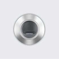 Light Up Floor recessed Orbit D=80mm - Wall Washer optic Super Comfort 3W 39lm (350mA) - 4.2W 52lm (500mA) - 2700K - Colour: Steel