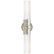 Graydon Double Bath Light полированный никель с белым стеклом