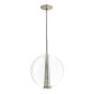 Подвесной светильник Arteriors Caviar Adjustable Large, полированный никель и стекло — фото 4