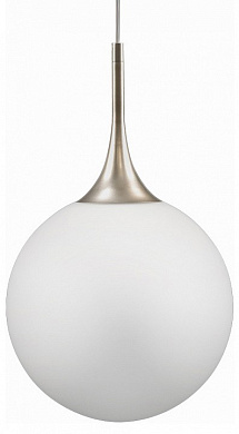 подвесной светильник с шарообразным плафоном цвета шампань