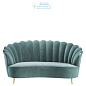 111796 Sofa Messina cameron deep turquoise Eichholtz