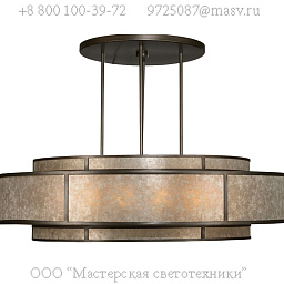 600140 Singapore Moderne 60" Round Pendant подвесной светильник, Fine Art Lamps