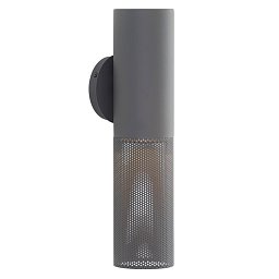 Уличный настенный светильник Arteriors Punch Small Outdoor, состаренный графит