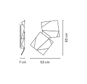 Origami,Wall Brown D1 2700K,TRIAC