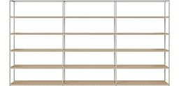 Neutra combination 368 x h197 cm - 5x3 shelves Bolia книжный шкаф