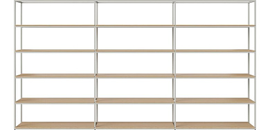Neutra combination 368 x h197 cm - 5x3 shelves Bolia книжный шкаф