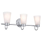 Erma 20.5" 3 Light Vanity Light Brushed Nickel настенный светильник 55126NI Kichler — фото 3